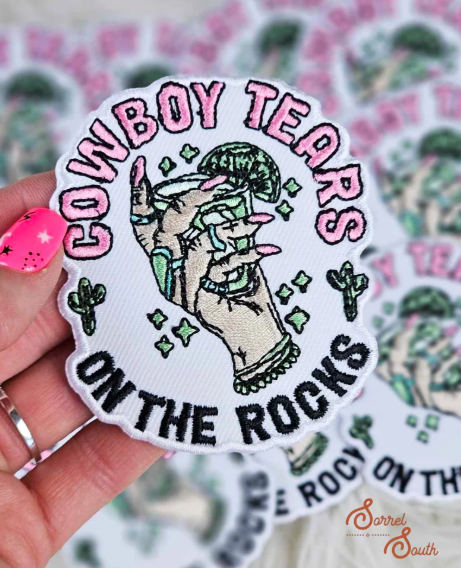 Cowboy Tears On The Rocks Patch