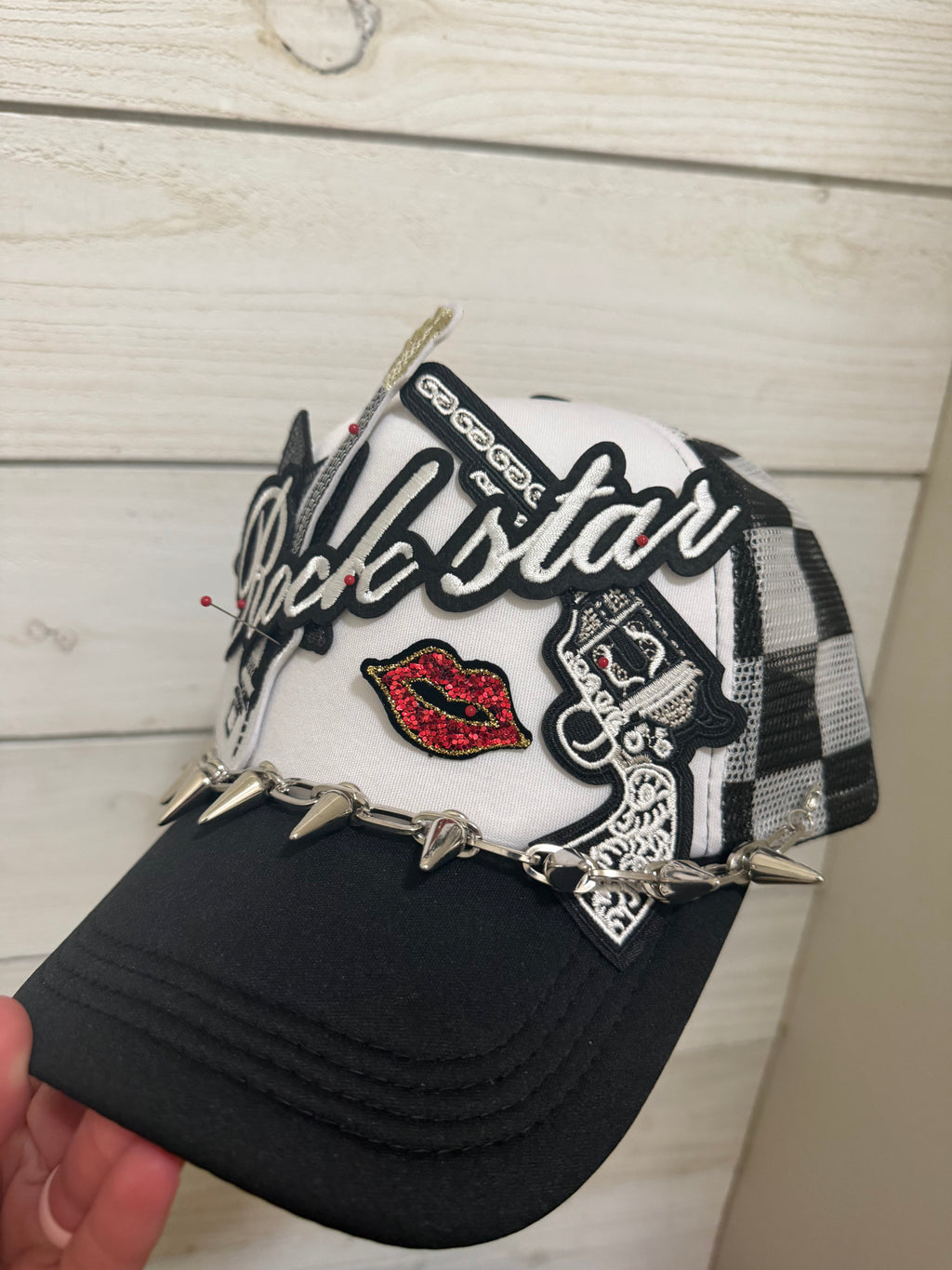 Rockstar Trucker Hat with Chain