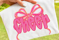 Pink Cheer Bow