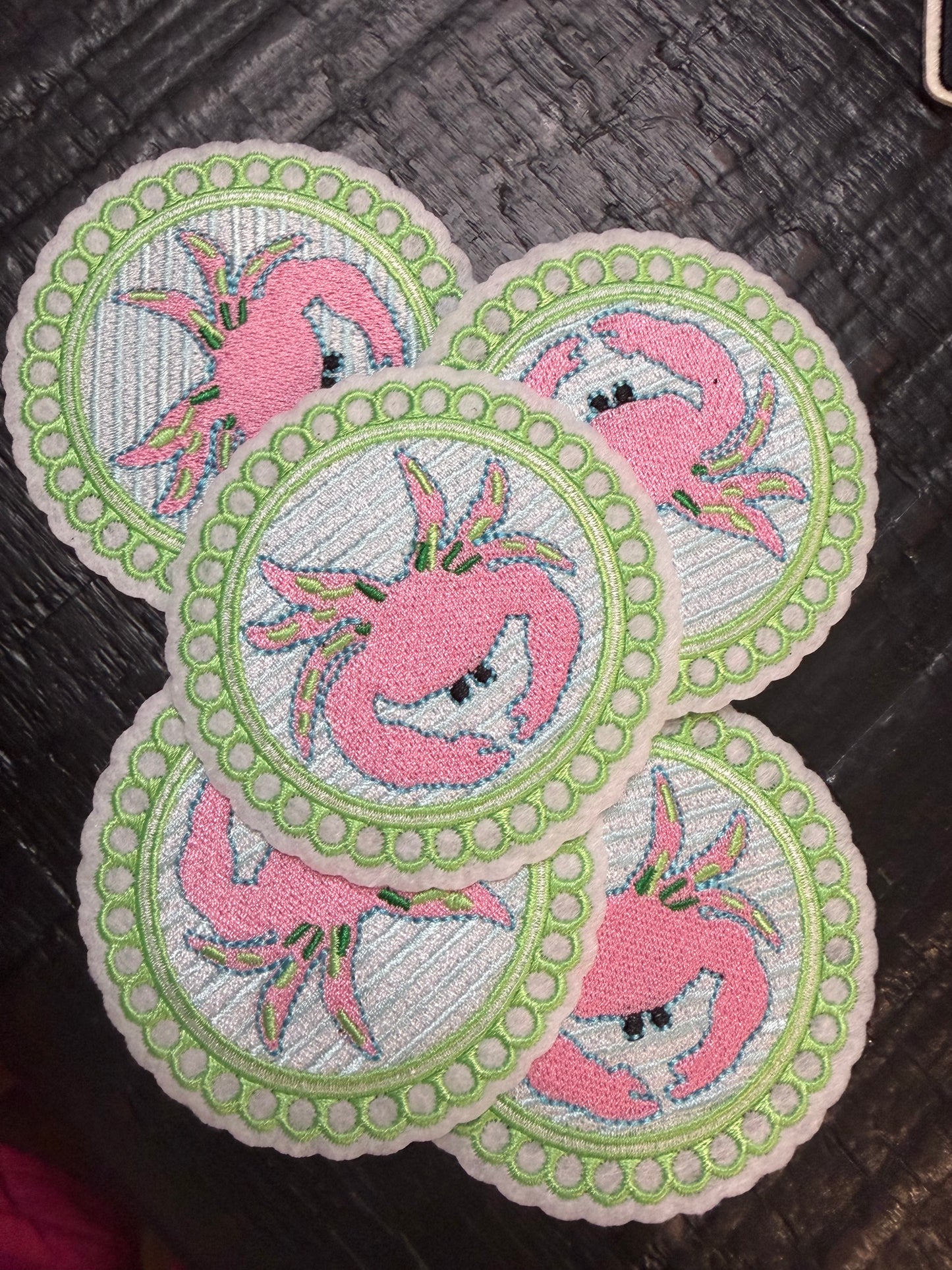 3” Crab Hat Patch