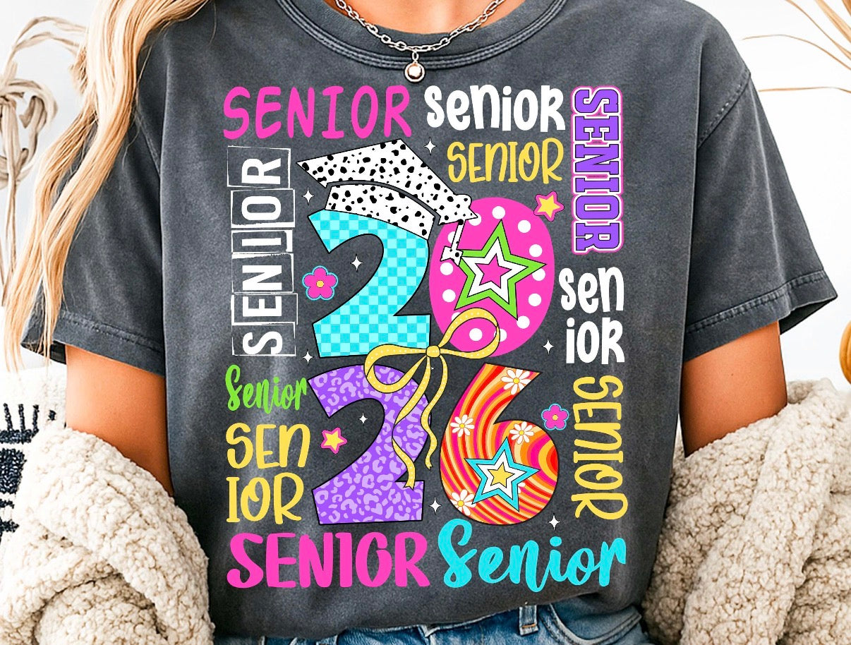 2026 Senior Colorful tee