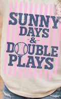 Sunny Days & Double Plays Tee