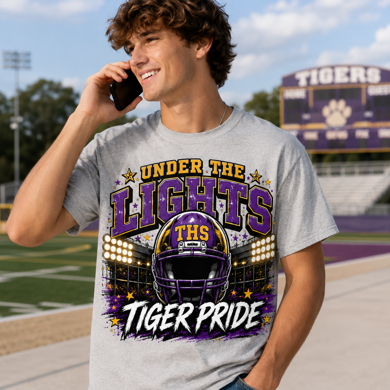Under the Lights Tiger Pride Tee