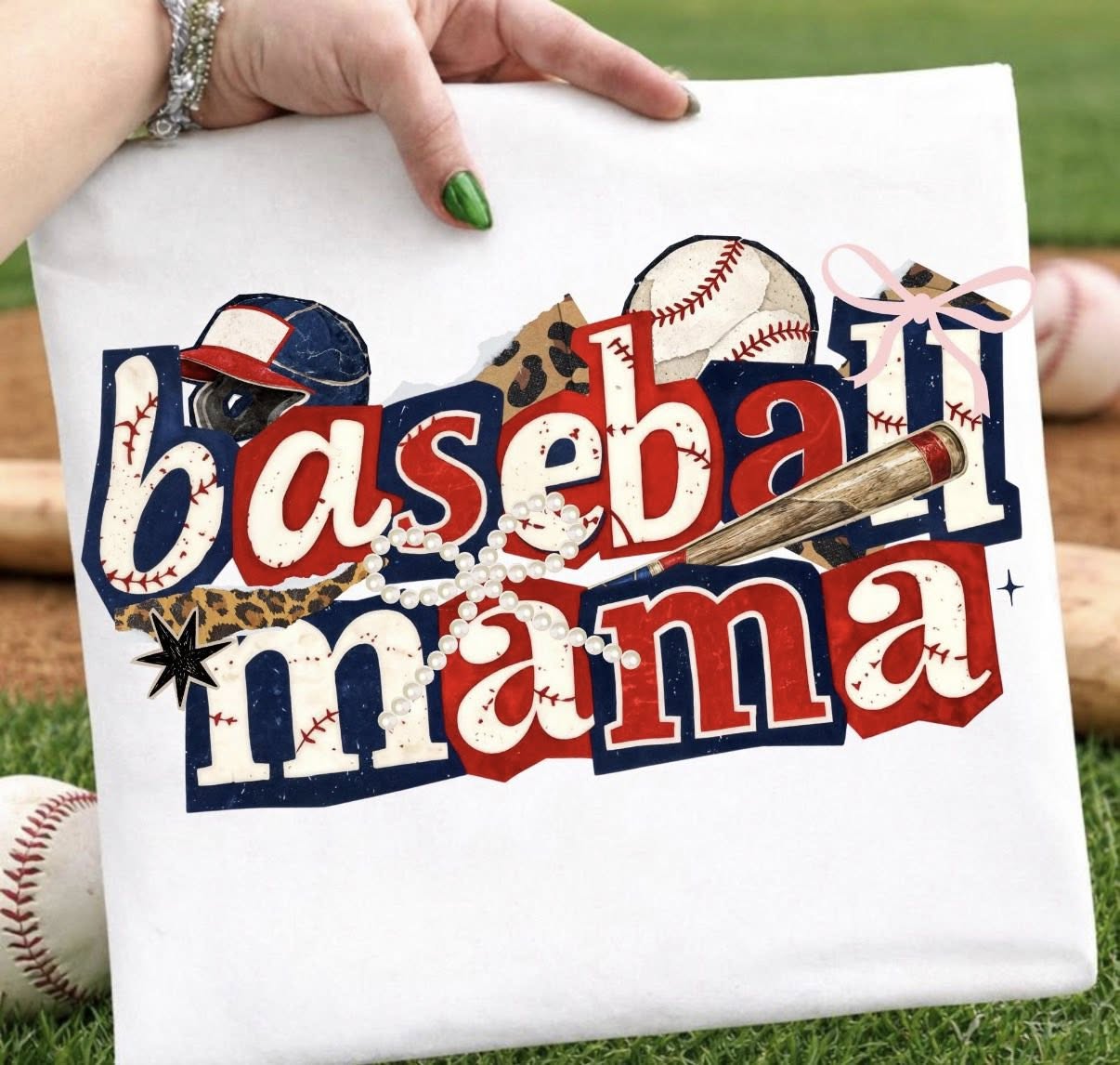 Baseball Mama Graphic Tee