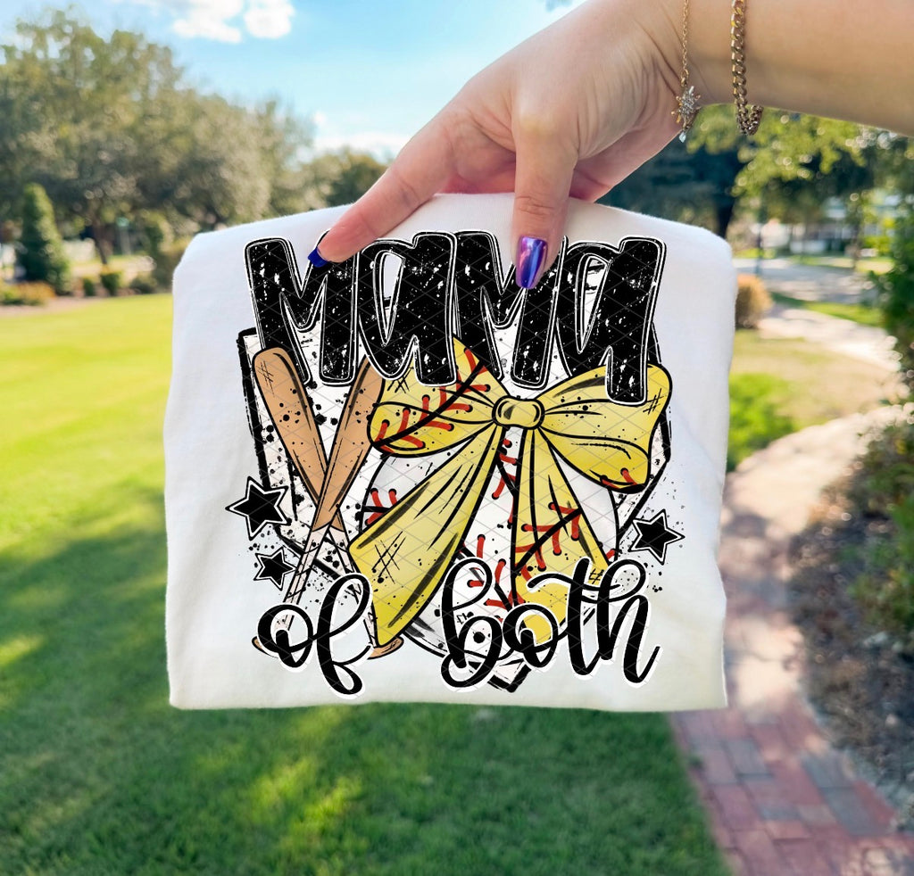 Mama of Both- Baseball & Softball