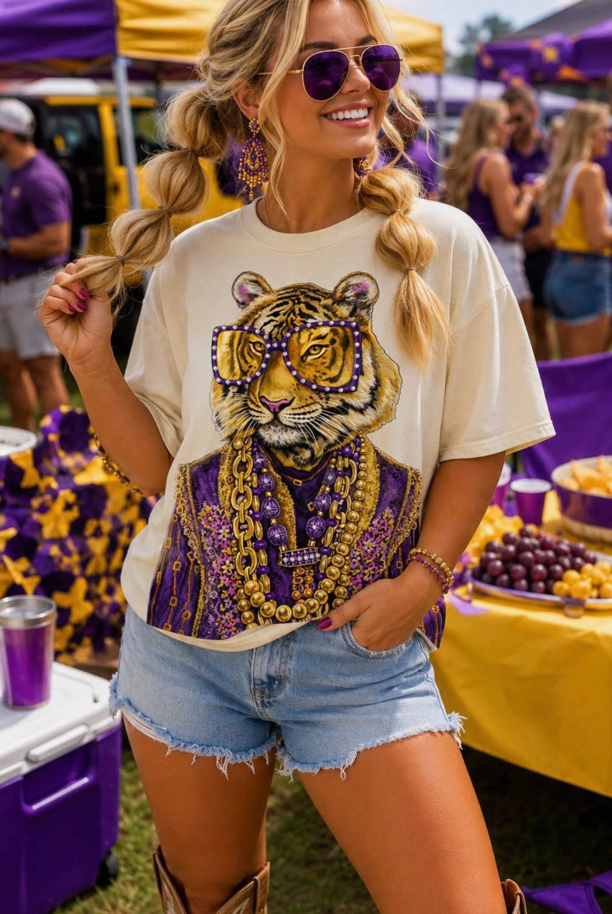 Bayou Royale Tiger Tee