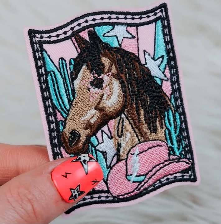 Pink Horse Patch