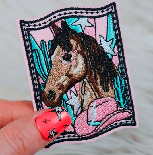 Pink Horse Patch