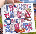 Just here for the snacks Tee