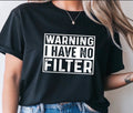 No Filter Warning