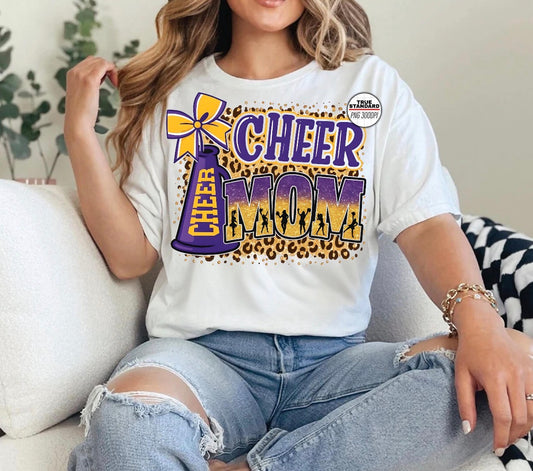 Purple & Gold Cheer Mom