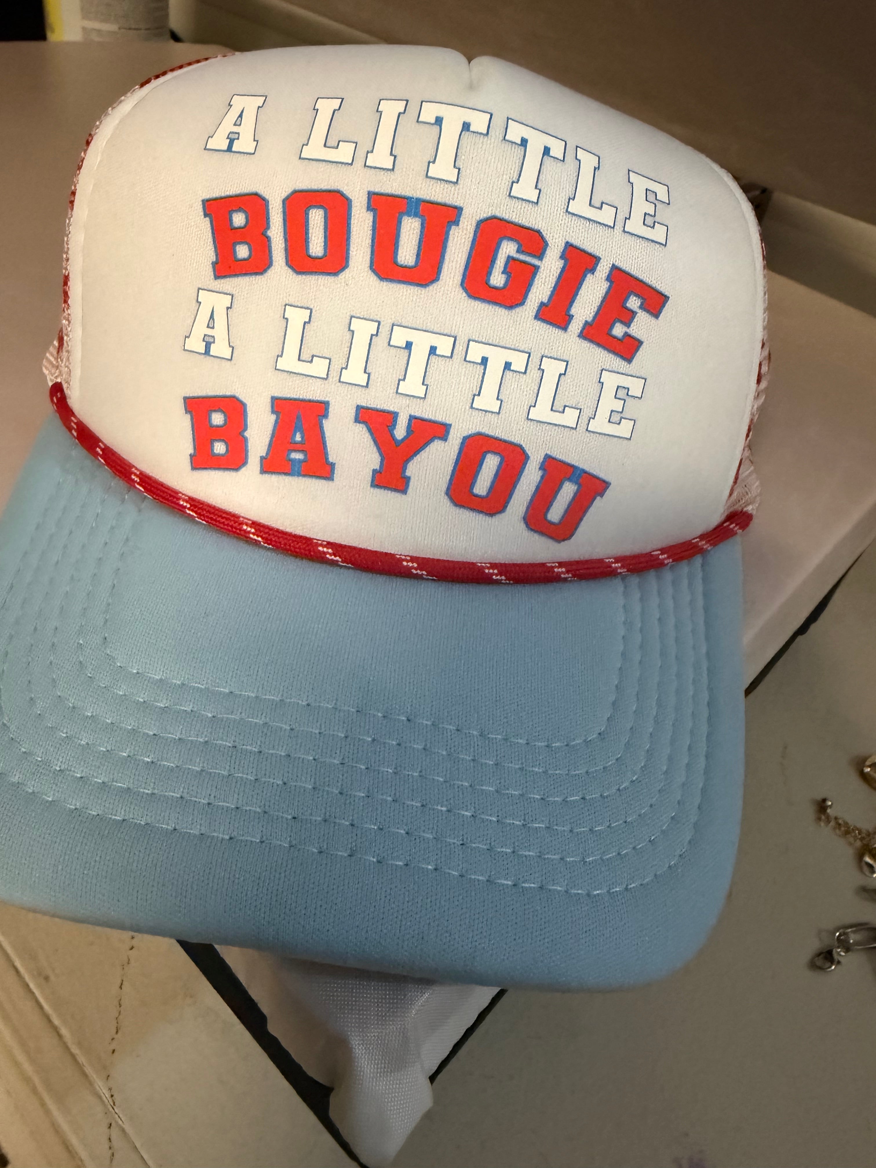 A Little Bougie- A Little Bayou Trucker Crawfish Hat