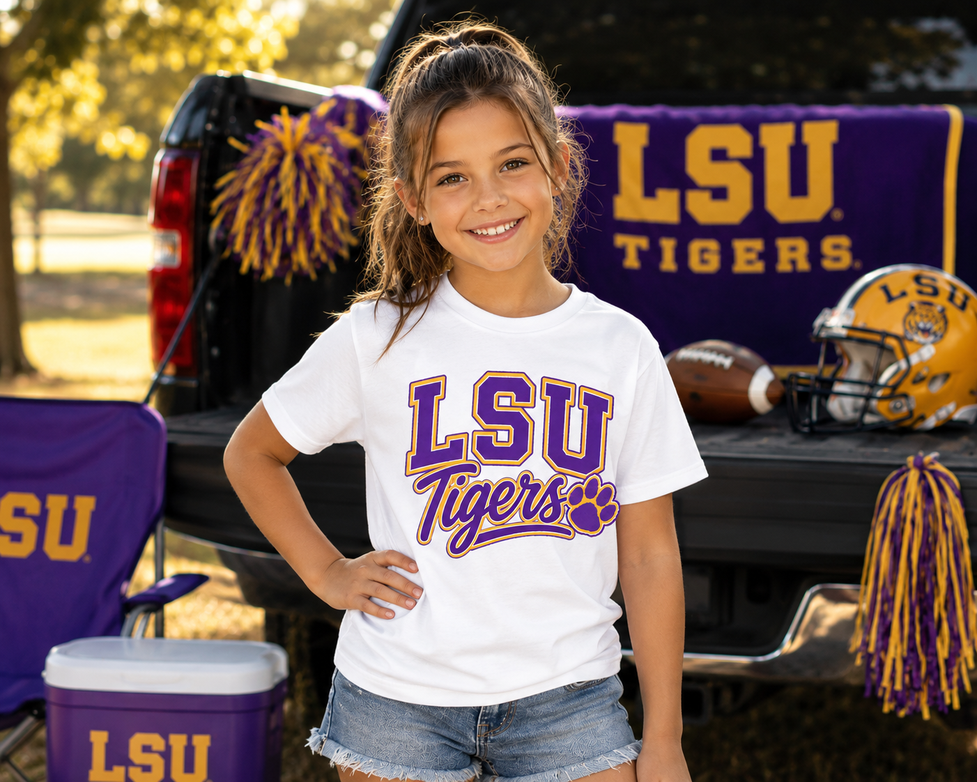 LSU Tigers Paw Tee