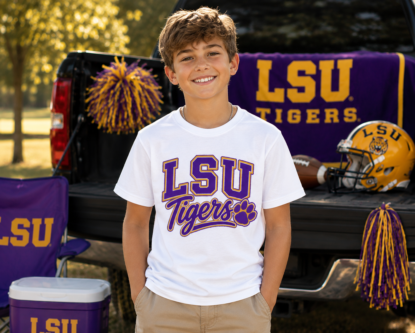 LSU Tigers Paw Tee
