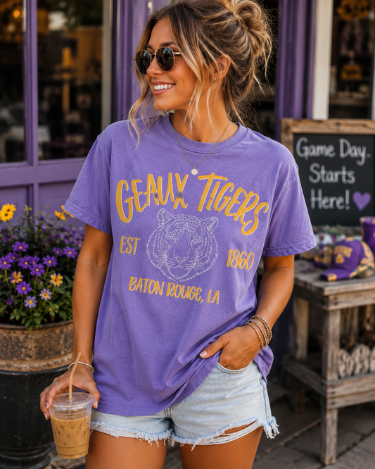 Geaux Tigers Baton Rouge Tee