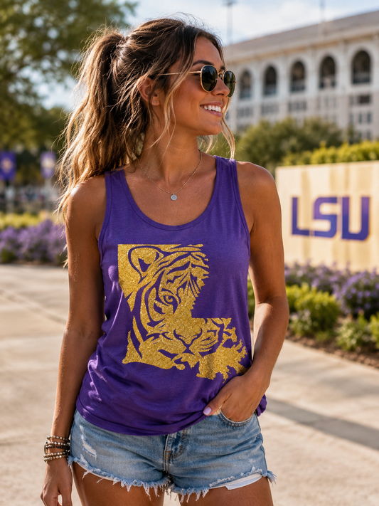 Louisiana Tiger Tank Top