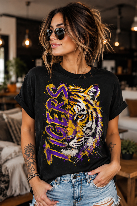 Fierce Graffiti Tiger