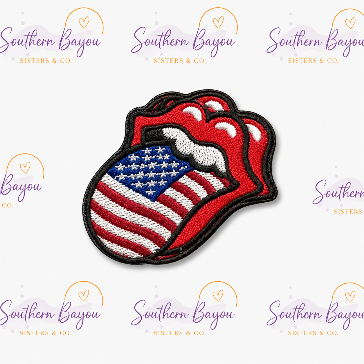 Flag Tongue Patch