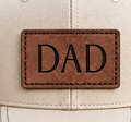 Dad Faux Leather Patch