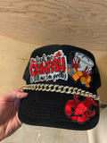 Feed me Crawfish and Call me Pretty Trucker Hat with Chain