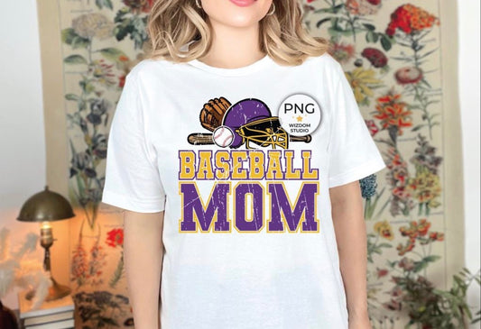 Baseball Mom 2 (purple)