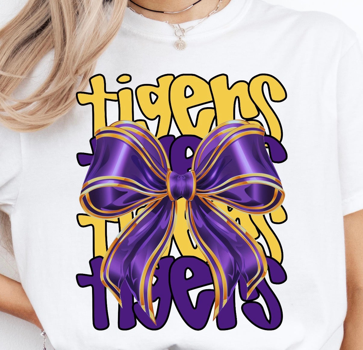 Tigers & Bow Tee