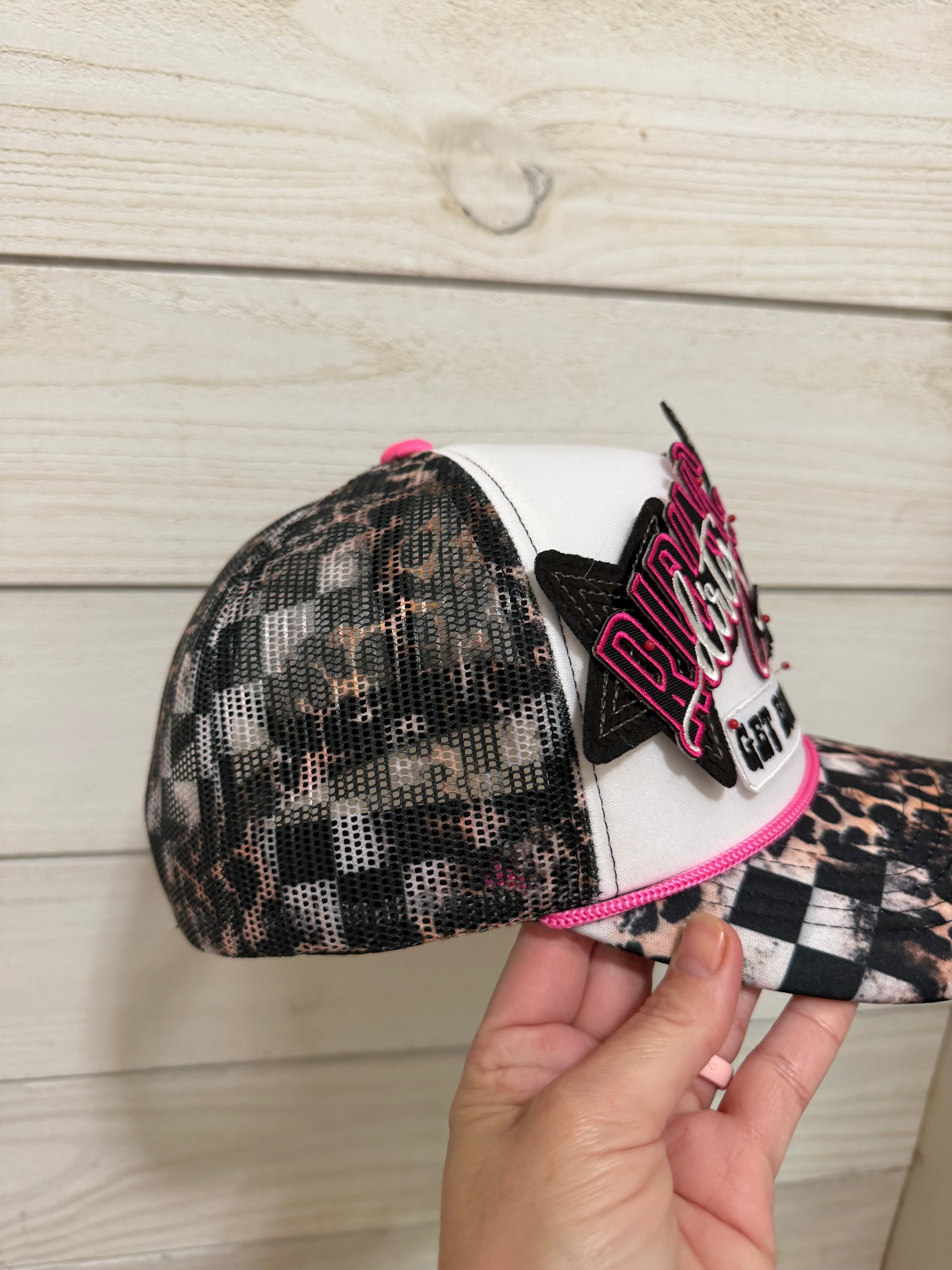 Stay Trashy & Riding dirty trucker hat