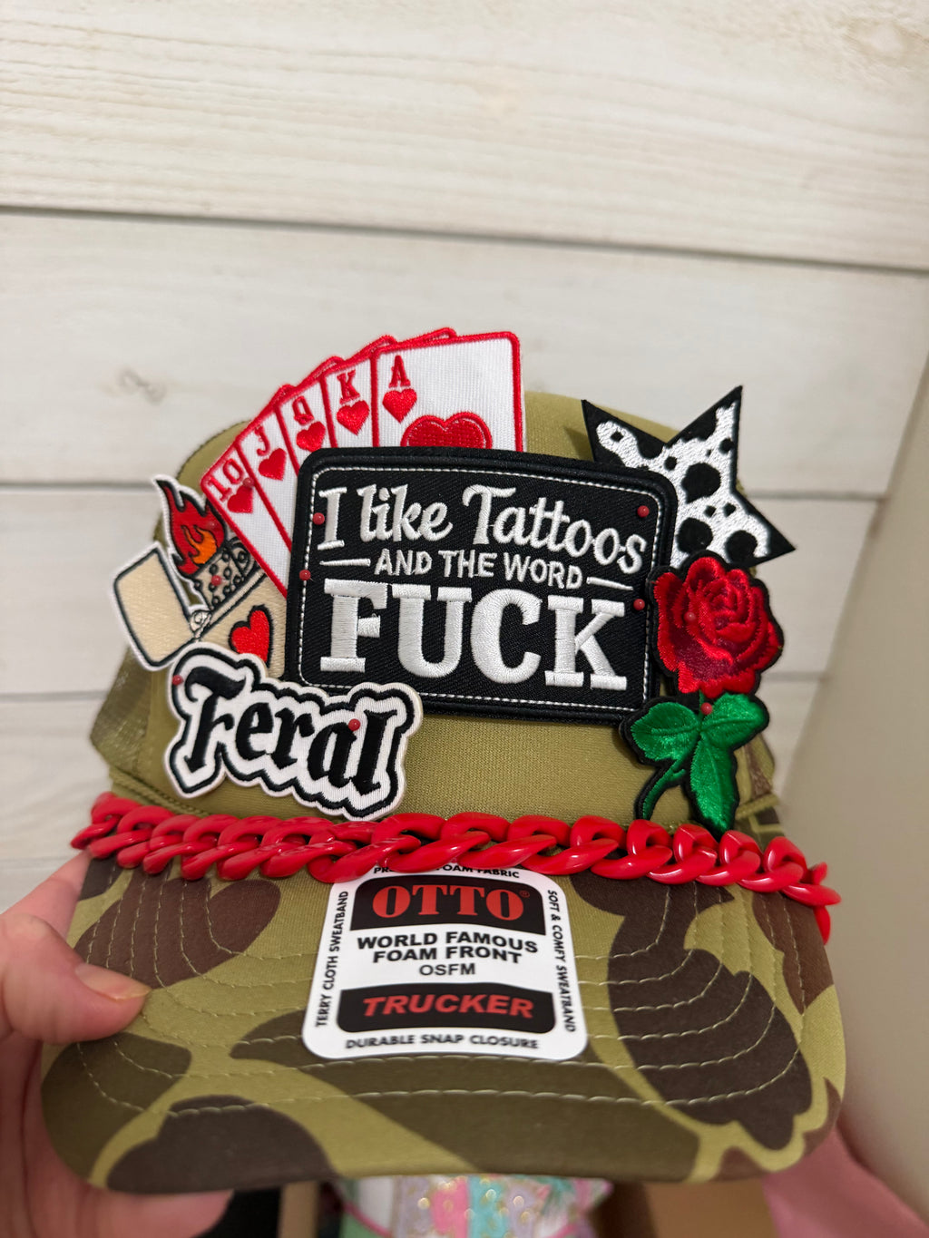 I like tattoos trucker hat