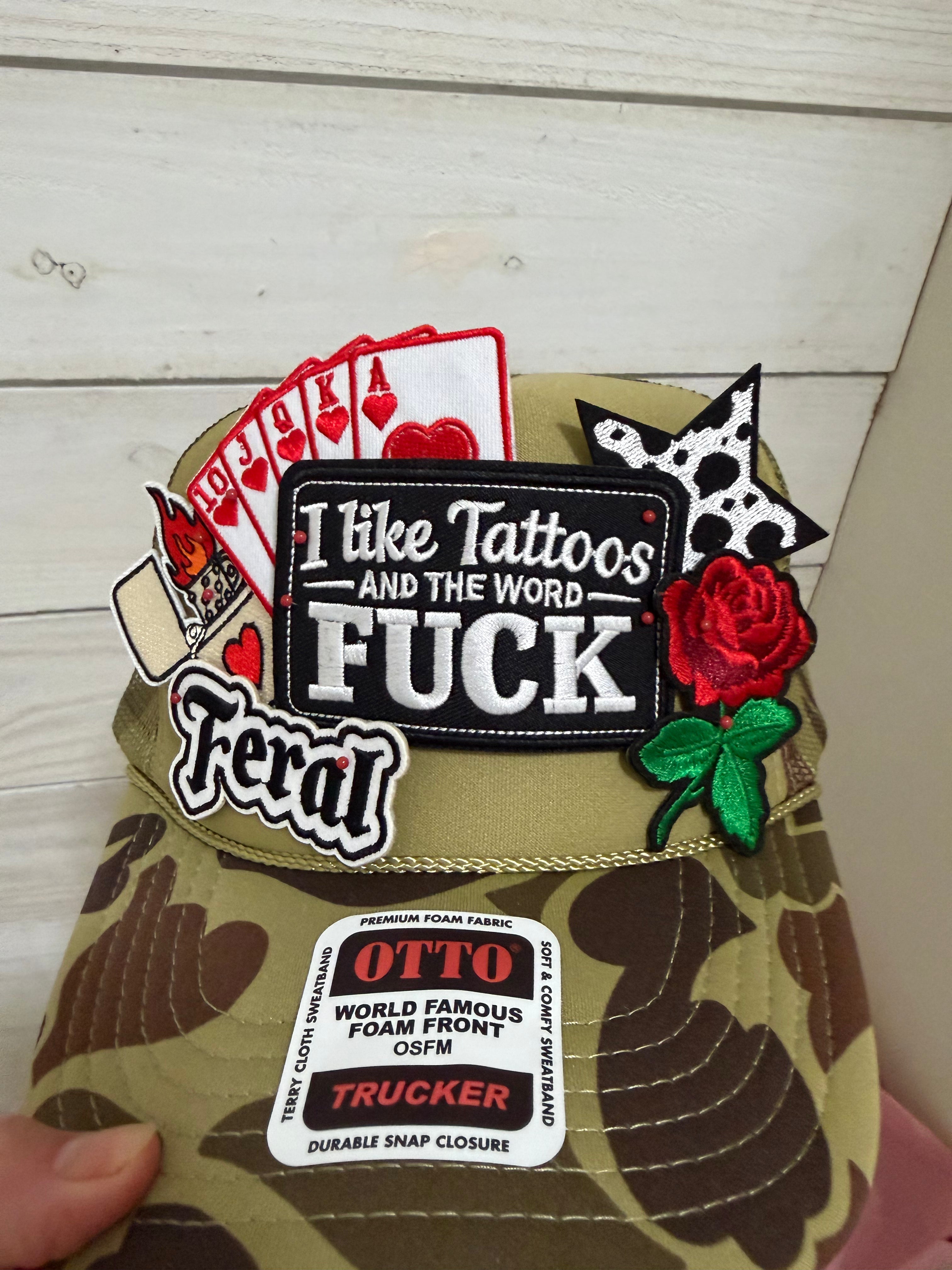 I like tattoos trucker hat