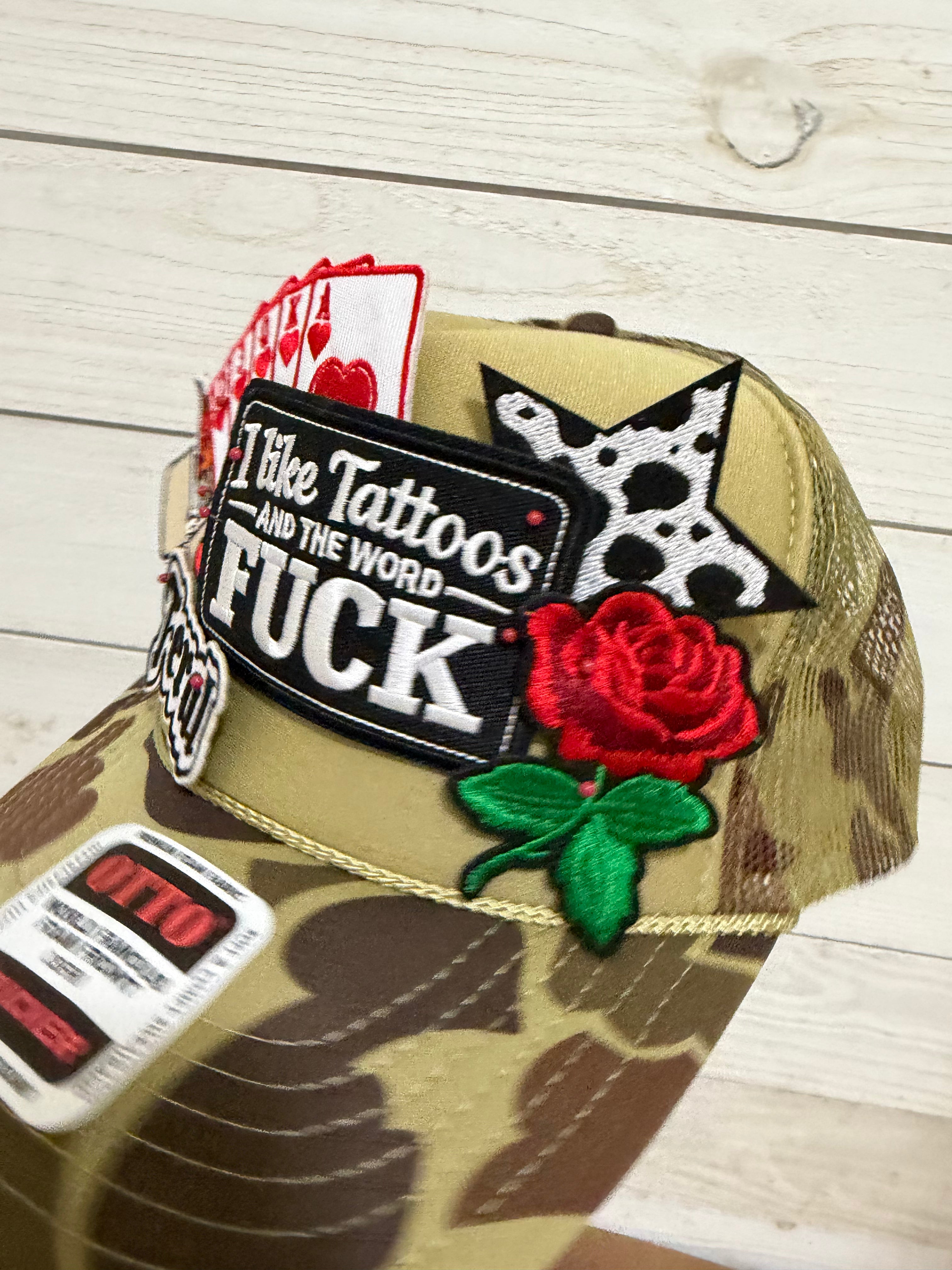 I like tattoos trucker hat