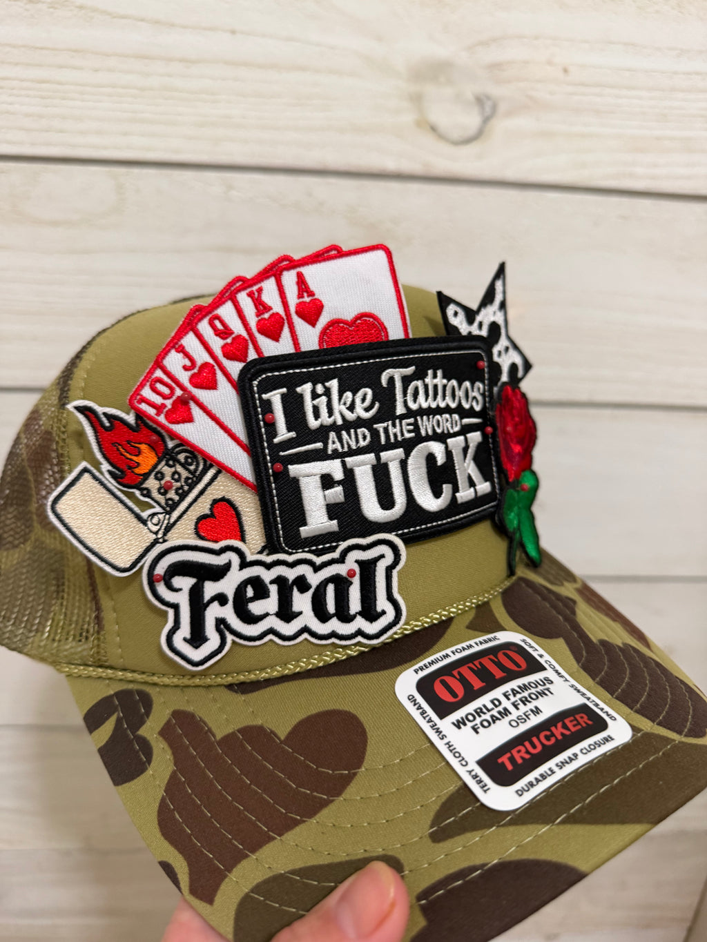 I like tattoos trucker hat