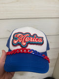 Merica Trucker Hat & Chain