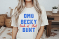 OMG Becky Look at that BUNT