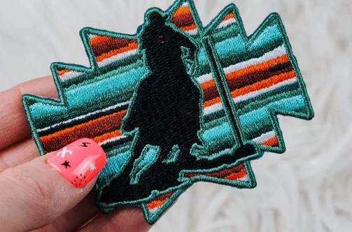 Aztec Serape Pole Bender Patch