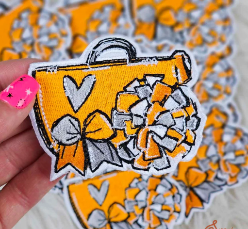 Orange Cheer Patch