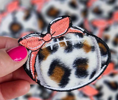 Leopard Bandana Football Patch