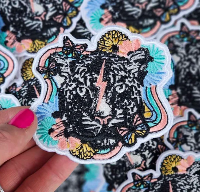 Retro Leopard Patch