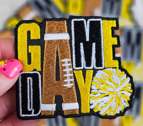 Yellow Game Day Patch