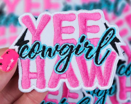Pink Yeehaw Patch