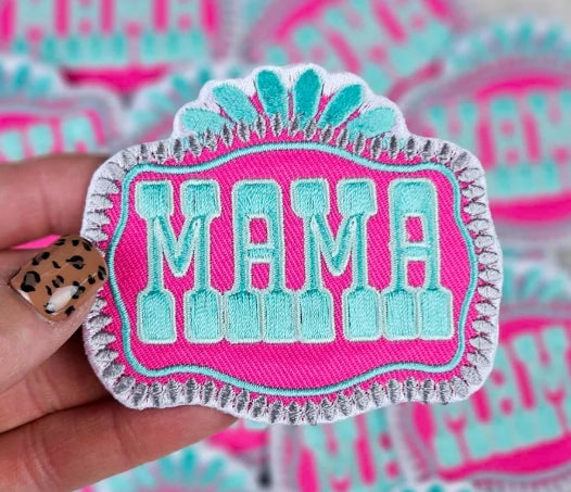 Pink Mama Buckle Patch