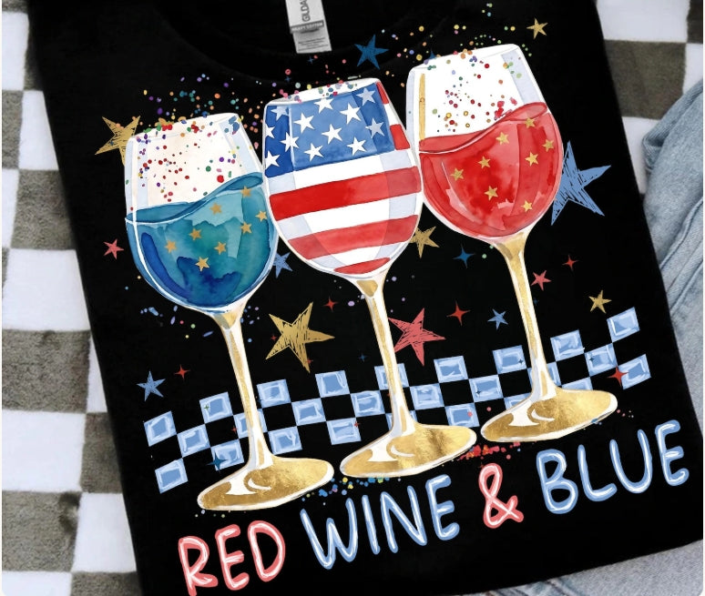 Red Wine & Blue