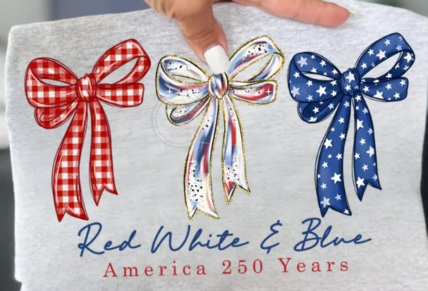Red, White & Blue Bows