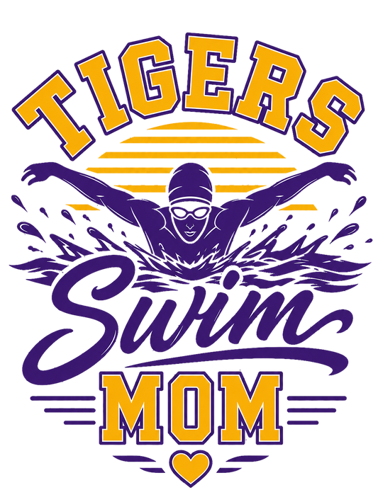 Tigers Swim Mom Tee