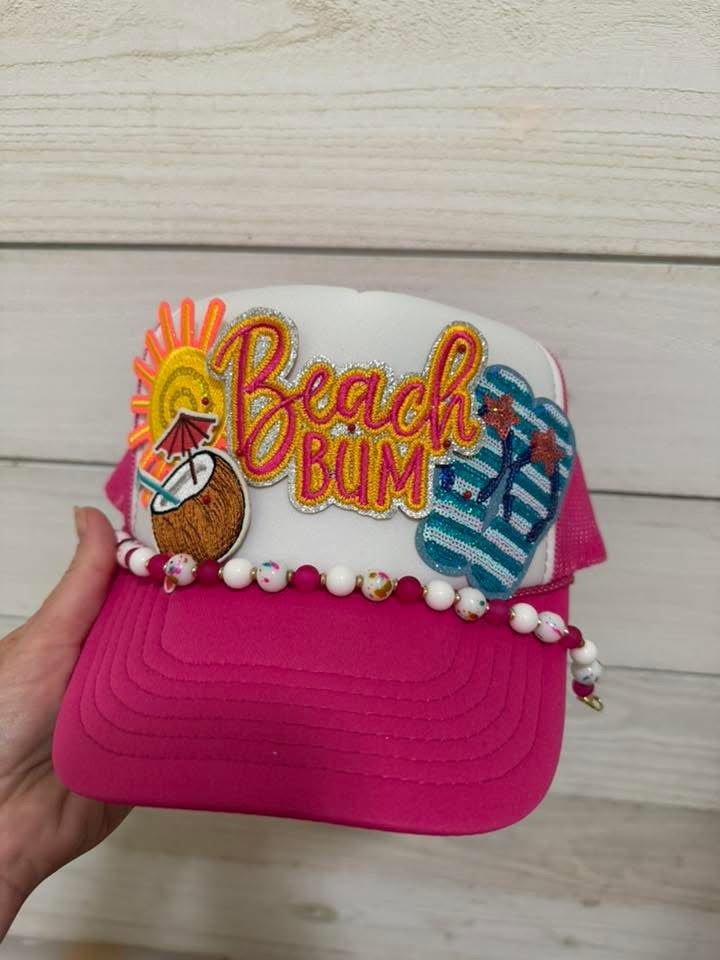 Beach Bum Trucker Hat & Chain
