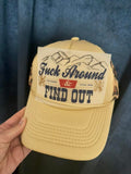 F Around and Find Out Leopard Trucker Hat